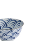 Preview: Reisschale Natsu Nami Blau/Weiß, Porzellan, Ø 12 × 6,4 cm, 350 ml, Art.-Nr. 22335