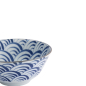 Preview: Tayo Bowl Natsu Nami Blue/White, Porcelain, Ø 15.2 × 6.7 cm, 500 ml, Item No. 22336