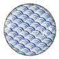 Preview: TDS, Plate, Natsu Nami, Ø 24.7 x 3 cm, Blue/White - Item No. 22341