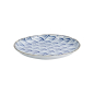 Preview: Plate Natsu Nami Blue/White, Porcelain, Ø 24.7 × 3 cm, Item No. 22341