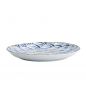 Preview: TDS, Plate, Natsu Nami, Ø 24.7 x 3 cm, Blue/White - Item No. 22341