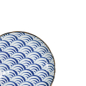 Preview: Plate Natsu Nami Blue/White, Porcelain, Ø 24.7 × 3 cm, Item No. 22341