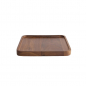 Preview: 23x23x2cm Walnut Wood Tray at g-HoReCa (picture 2 of 5)