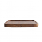 Preview: 23x23x2cm Walnut Wood Tray at g-HoReCa (picture 4 of 5)