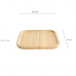 Preview: 25x25x1.7cm Bamboo Wooden Tray at g-HoReCa (picture 6 of 6)