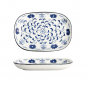 Preview: Tokyo Blue Botan Oblong Plate at g-HoReCa (picture 1 of 6)