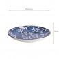 Preview: Tokyo Blue Karakusa Round Plate at g-HoReCa (picture 5 of 5)