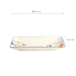 Preview: TDS, Sushi Plate, Kawaii Lucky Cat, 21 x 13.5 cm - Item No. 22660