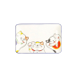 Preview: Sushi-Platte Kawaii Lucky Cat Weiß/Rot, Porzellan, 21 × 13,5 cm, Art.-Nr. 22660