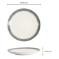 Preview: TDS, Charger Plate, Monte Negro, Ø 30x2.5cm, Item No. 24344