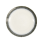 Preview: Dessert Plate Monte Negro Blue/White, Stoneware, Ø 21 × 2.5 cm, Item No. 24345