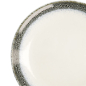Preview: Dessert Plate Monte Negro Blue/White, Stoneware, Ø 21 × 2.5 cm, Item No. 24345