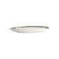 Preview: Oval Serving Platter Monte Negro White/Blue, Stoneware, 39 × 22 × 4 cm, Item No. 24351