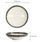 Preview: TDS, Pasta Plate, Monte Negro, Ø 22x5.3cm, Item No. 24354