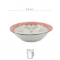 Preview: TDS, Rice Bowl, Kawaii Cat Neko, Pink, Ø 16.5 cm 450 ml - Item No. 2468