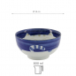 Preview: TDS, Reis-Schale, Kawaii Katze Neko, Blau, Ø 16 cm 800 ml, - Art Nr. 2469