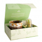 Preview: Matcha Schale, Geschenkset, 4Stk, 11 x 8 cm, Kanegin Brown, Art.-Nr. 33005