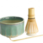 Preview: Matcha Schale, Geschenkset, 4Stk, 11 x 8 cm, Kanegin Green, Art.-Nr. 33006