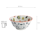 Preview: TDS, Bowl, Kawaii Lucky Cat Neko, Red, Ø 15 x 7 cm, 500ml - Item No. 33009