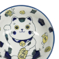 Preview: TDS, Ramen Schale, Kawaii Lucky Cat Neko, Blau, Ø 20,8x8cm 1000ml- Art Nr. 33010