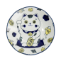 Preview: TDS, Pasta Plate, Kawaii Lucky Cat Neko, Blue, Ø 21x 5 cm, Item No. 33012