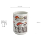 Preview: TDS, Becher, Emboss Sushi, Ø 7,2x10,2cm 260ml, Art.-Nr. 33014