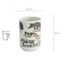 Preview: TDS, Cup, Emboss Japanese Cats, Ø 7,2x10,2cm 260ml, Item No. 33015