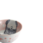 Preview: Reisschale Kawaii Animal Rosa, Porzellan, Ø 12 × 6,4 cm, 300 ml, Art.-Nr. 33018