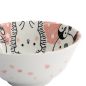 Preview: TDS, Tayo Bowl, Kawaii Animal, Pink, Ø 15.2x6.7cm 500ml, Item No. 33019