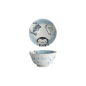 Preview: Tokyo Design Studio Reisschale Kawaii Animal Blau, Porzellan, Ø 12 × 6,4 cm, 300 ml