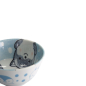 Preview: Reisschale Kawaii Animal Blau, Porzellan, Ø 12 × 6,4 cm, 300 ml, Art.-Nr. 33020