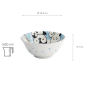 Preview: TDS, Tayo Bowl, Kawaii Animal, Blue, Ø 15.2x6.7cm 500ml, Item No. 33021