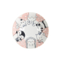 Preview: Ramen Bowl Kawaii Animal Pink, Porcelain, Ø 21 × 7.8 cm, 1 l, Item No. 33022