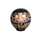 Preview: TDS, Daruma, Dekoration, Schwarz, Ø 9 cm - Art Nr: 33037