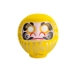 Preview: TDS, Daruma, Decoration, Yellow, Ø 12 cm - Item No. 33040