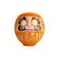 Preview: TDS, Daruma, Decoration, Orange, Ø 12 cm - Item No. 33041