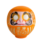 Preview: TDS, Daruma, Decoration, Orange, Ø 25 cm - Item No. 33053