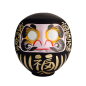 Preview: TDS, Daruma, Decoration, Black, Ø 25 cm - Item No. 33055