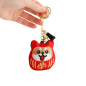 Preview: TDS, Aufnäher Schlüsselanhänger, Daruma Shiba-Dog, Art Nr. 33129