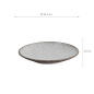 Preview: TDS, Round Plate, Satomaki Kairagi, Ø 16.7x2.5cm, Item No. 33170