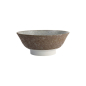 Preview: Ramen Bowl Satomaki Kairagi Brown/White, Porcelain, Ø 21.5 × 9 cm, 1.3 l, Item No. 33173