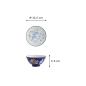 Preview: Bowl Kawaii Snapper Blue, Porcelain, Ø 11.5 × 6 cm, 300 ml, Item No. 33205