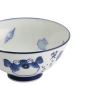 Preview: TDS, Rice Bowl, Kawaii, Blowfish, Blue/White, Ø 11.5x6cm 300ml, Item No. 33208