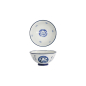 Preview: Tokyo Design Studio Schale Kawaii Daruma Blau/Weiß, Porzellan, Ø 11,5 × 6 cm, 300 ml