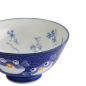 Preview: TDS, Rice Bowl, Kawaii, Fish, Dark Blue, Ø 11.5x6cm 300ml, Item No. 33213