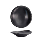Preview: Tokyo Design Studio Plate Iwate Black, Melamine, Ø 18.5 × 4.5 cm
