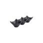 Preview: Saucenschale mit 3 Mulden Iwate Black, Melamin, 18,7 × 6,2 × 4,4 cm, 114 ml, Art.-Nr. 33287