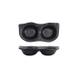 Preview: Tokyo Design Studio Saucenschale mit 2 Mulden Iwate Black, Melamin, 19,2 × 9,4 × 3,6 cm, 110 ml