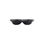 Preview: Saucenschale mit 2 Mulden Iwate Black, Melamin, 19,2 × 9,4 × 3,6 cm, 110 ml, Art.-Nr. 33288