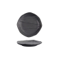 Preview: Tokyo Design Studio Plate Iwate Black, Melamine, Ø 15.7 × 2.3 cm